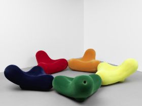 Marc Newson Group of five 'Bucky' chairs, designed for the 'Bucky, de la chimie au design' exhi...