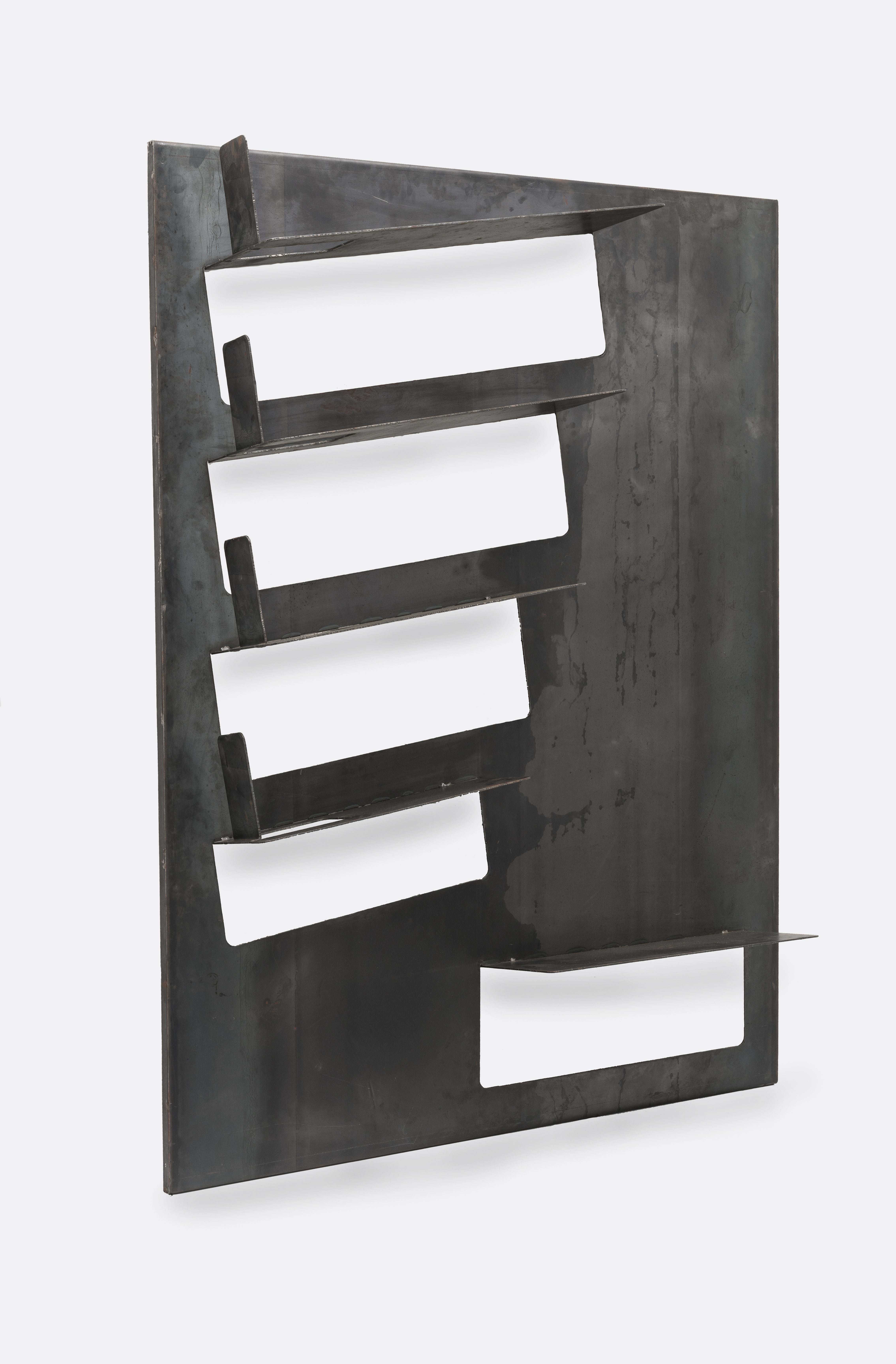 Tejo Remy Unique wall-mounted shelving unit, designed for a private commission, Rotterdam, 1995