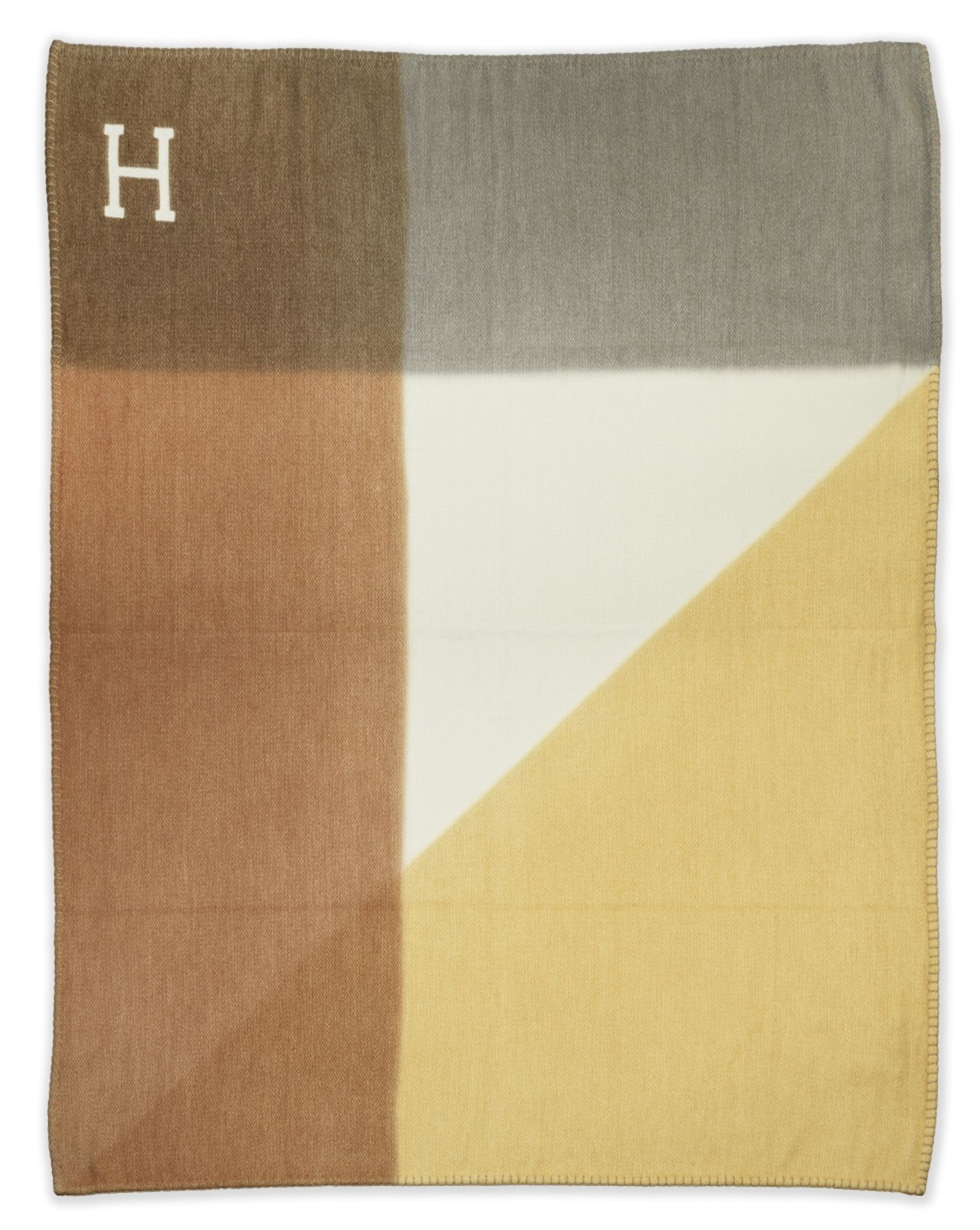 Herm&#232;s: an Avalon Tangram Cashmere Blanket c.2021 (includes box)