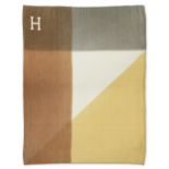 Herm&#232;s: an Avalon Tangram Cashmere Blanket c.2021 (includes box)