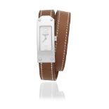 Herm&#232;s: a Gold Barenia Leather Kelly II Wristwatch 2007