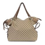 Gucci: a Brown Supreme Large Bamboo Bar Shoulder Bag (includes booklets and bags)