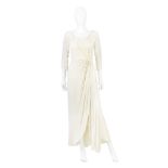 Valentino Couture: an Ivory Silk Draped Gown Spring/Summer 2006 (includes copy of original fashio...