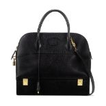 Herm&#232;s: A Black Ardennes Leather Bolide Macpherson 34 1990 (includes padlock, keys, cloche, ...