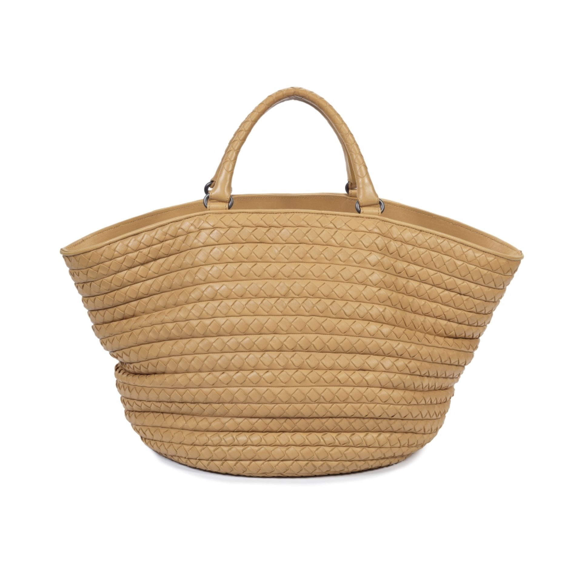 Bottega Veneta: a Caramel Intrecciato Large Tote (includes dust bag)