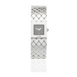 Chanel: a Lady's Stainless Steel Quartz Bracelet Watch Matelass&#233;, Ref: H0009, Purchased 6th ...