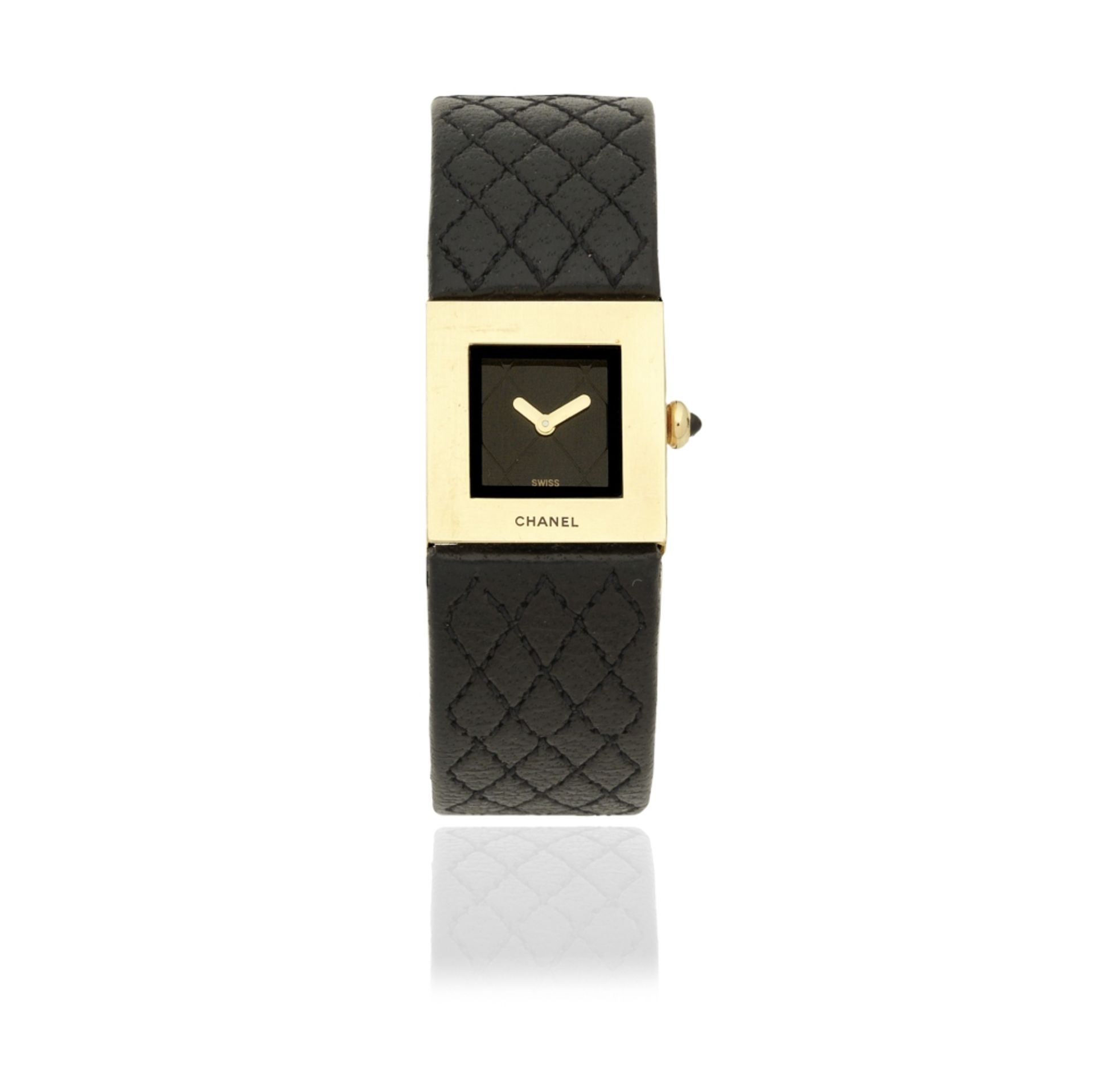 Chanel. A lady's 18K gold quartz wristwatch 1993, Ref: H0109, Purchased 27th February 1996