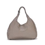 Bottega Veneta: a Brown Intrecciato Campana Hobo Tote Bag (includes compact mirror and dust bag)