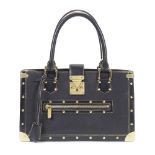 Louis Vuitton: a Black Suhali Leather Le Fabuleux Bag 2004 (includes keys, cloche, and dust bag)