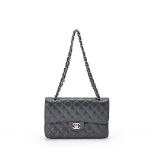 Chanel: a Black Caviar Small Classic Double Flap Bag 2006-08 (includes serial sticker, authentici...