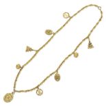 Chanel: a Gold Multi-Charm Necklace 1970s