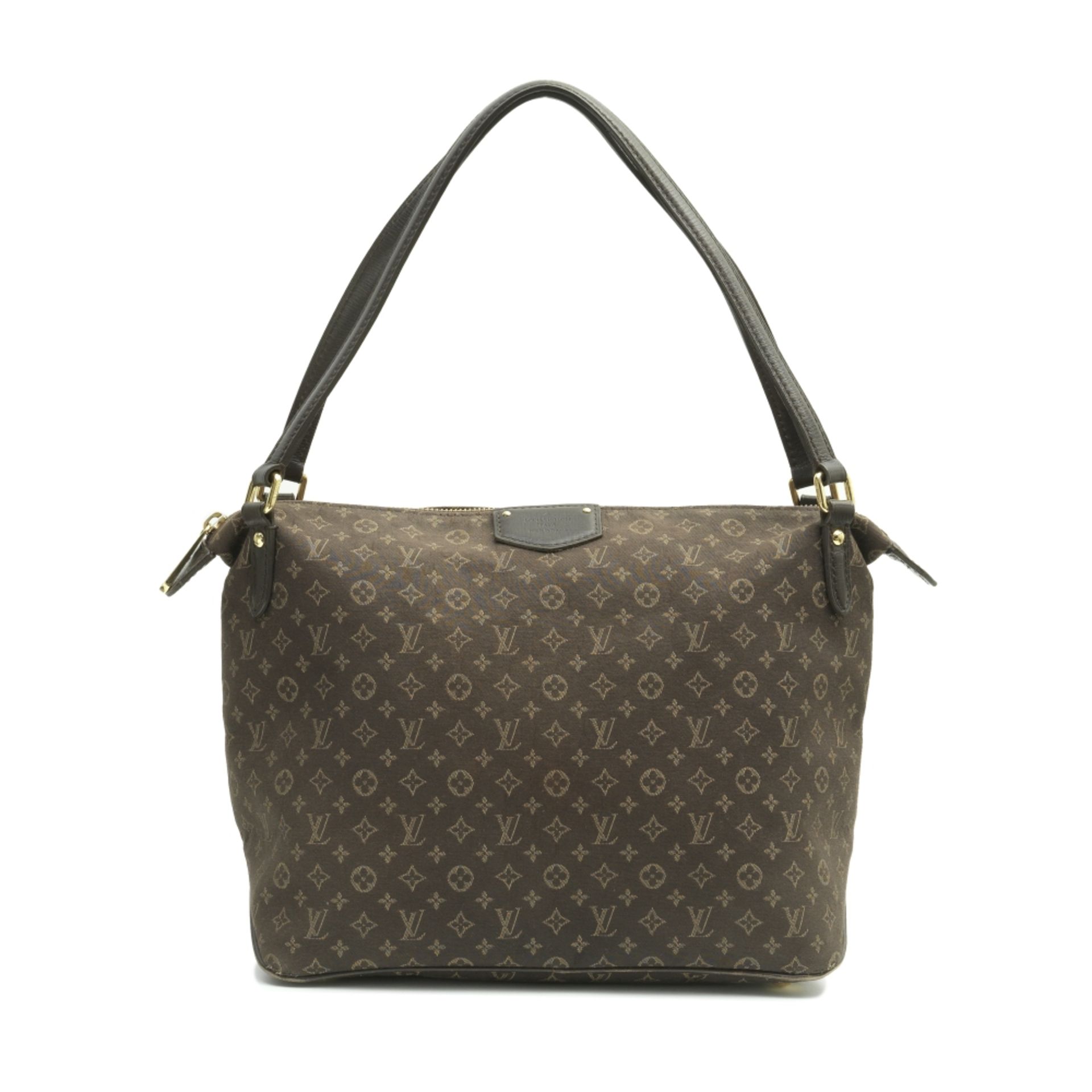 Louis Vuitton: a Brown Monogram Mini Lin Ballade Hobo Bag 2011 (includes dust bag)