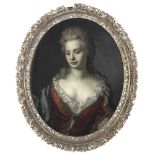 Circle of Johannes Kerseboom (British, circa 1679-circa 1707 London) Portrait of Miss Coningsby, ...