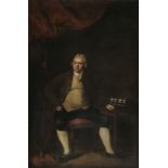 Studio of Joseph Wright of Derby (British, 1734-1797) Portrait of Sir Richard Arkwright, full-len...