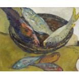 Irma Stern (South African, 1894-1966) Still life of fish (framed)