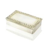 A William IV silver-gilt table snuff box Archibald Douglas, London 1836