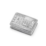 A William IV/Victorian silver 'Newstead Abbey' castle top snuff box Nathaniel Mills, Birmingham ...