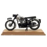 A 1:9 scale hand-built model of a 1958 Velocette Venom 500
