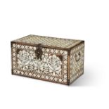 A Mughal ivory-inlaid wood Cabinet from the collection of Field Marshal Garnet Joseph Wolseley, 1...