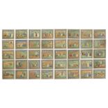 A large group of fifty illustrations to a life of Guru Nanak (janamsakhi) Punjab Plains, late 19t...