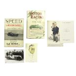 Two motor-racing books relating to S.C.H.'Sammy' Davis, and Malcolm Campbell, with dedication and...