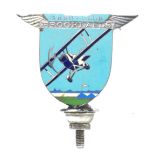 A Brooklands Aero-Club enamel member's badge, 1930s,