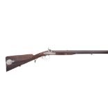 A Cased .650 (16-Bore) Percussion D.B. Sporting Rifle