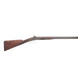 A Cased 14-Bore Percussion D.B. Sporting Gun