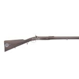 A Rare And Unusual .450 (50-Bore Black Powder Express) Percussion Two-Groove Sporting Rifle