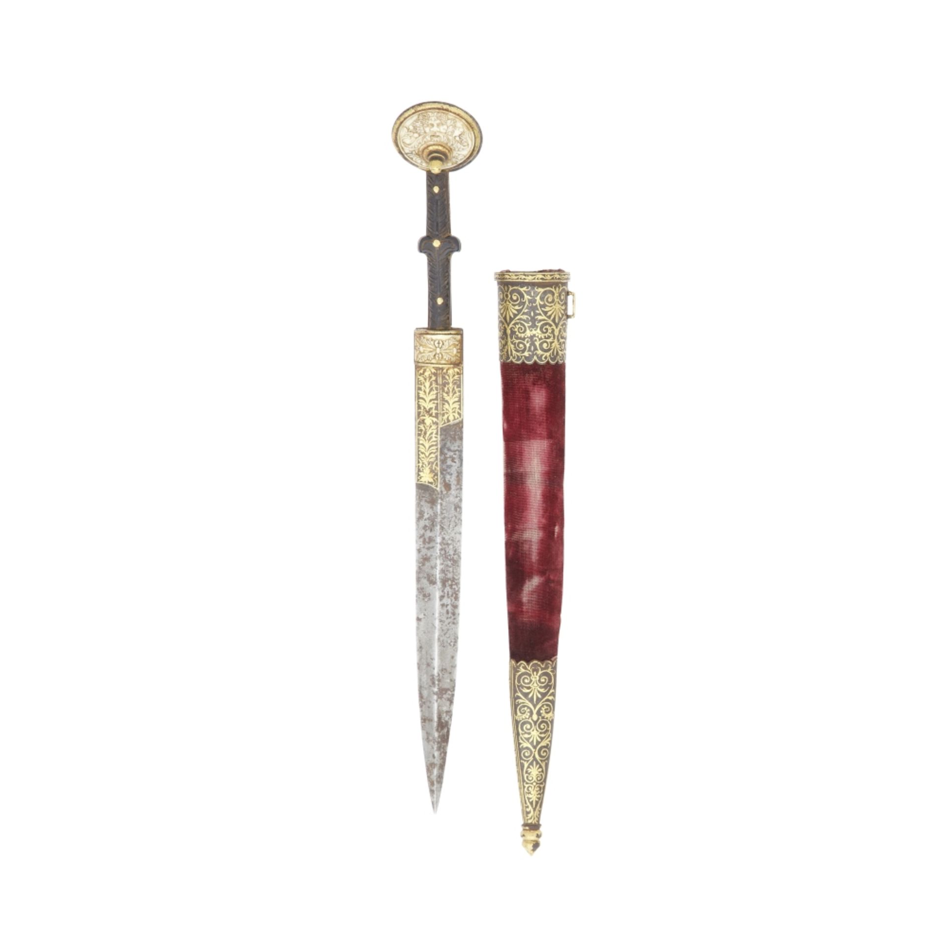 A Highly Decorated Ear-Dagger or Venetian Style Of The Late 15th/Early 16th Century