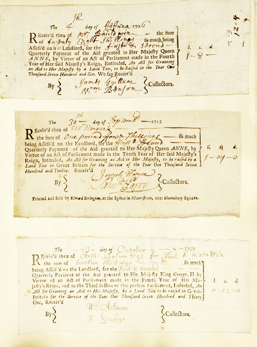 BOOK TRADE & BANKING Warrant signed by George II ('George R'), granting permission to John Basket...