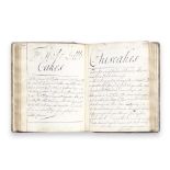 COOKERY Manuscript receipt book, written in several hands, opening with 3-page 'Rules to Keep Pre...