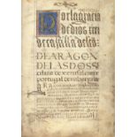 PHILIP III OF SPAIN - CARTA EXECUTORIA Illuminated manuscript on vellum, Granada, 1592