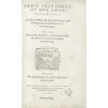 BIBLE, IN ENGLISH, GENEVA VERSION [The Bible], [Christopher Barker, 1576]