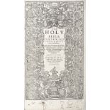 BIBLE, IN ENGLISH, AUTHORIZED VERSION The Holy Bible, Containing the Old Testament, and the New, ...
