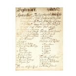 COOKERY & MEDICINE - MANUSCRIPT Manuscript culinary and medicinal receipt book from the household...
