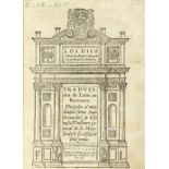 ALBERTI (LEON BATTISTA) Los diez libros de architectura, FIRST SPANISH EDITION, Madrid, Alonso G&...