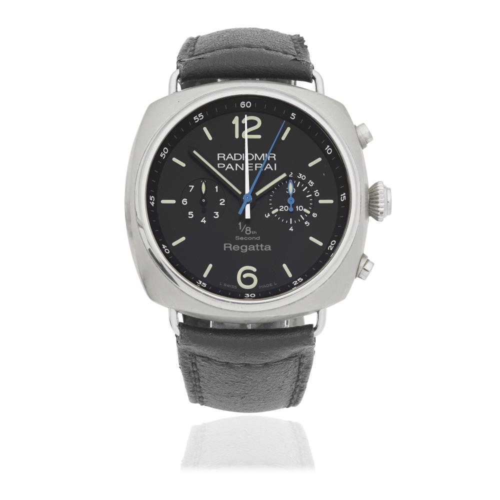 Panerai. A Limited Edition titanium automatic chronograph wristwatch Radiomir Regatta 1/8th Seco...