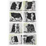 William Kentridge (born 1955) Summer Graffiti, 2002 (8) (printed by The Artists' Press, South Af...