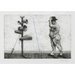 William Kentridge (born 1955) Man with Megaphone Cluster, 1998 (printed by Malcolm Christian, The...