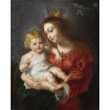 Atelier de Peter Paul Rubens (Siegen 1577-1640 Anvers) Vierge &#224; l'Enfant The Madonna and the...