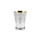 TIMBALE EN ARGENT, ALLEMAGNE, XVIIe SIECLE A 17TH CENTURY GERMAN SILVER BEAKER Cologne, circa 1650