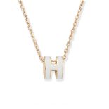 Herm&#232;s: a Vert Fizz Mini Pop H Pendant Necklace 2022 (includes care booklet, dust bag and box)
