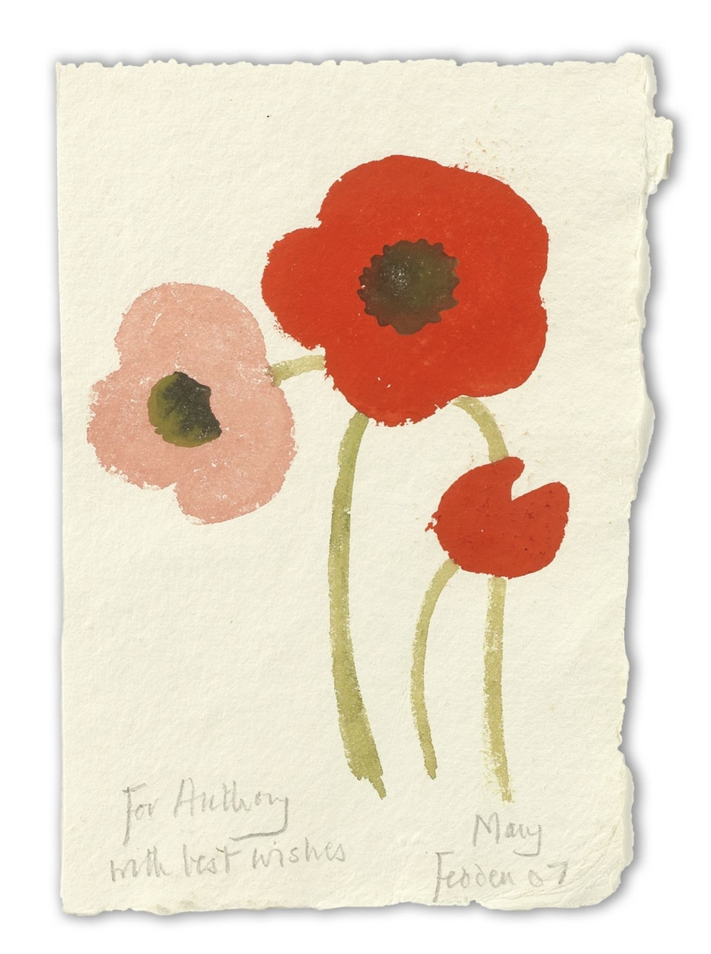 Mary Fedden R.A. (British, 1915-2012) Poppies