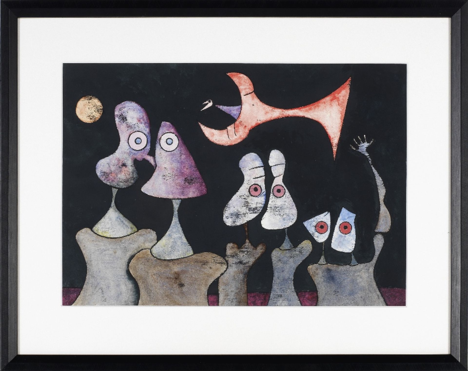 Desmond Morris (British, born 1928) The Party Goers (Completed 8 August 2008) - Image 2 of 3