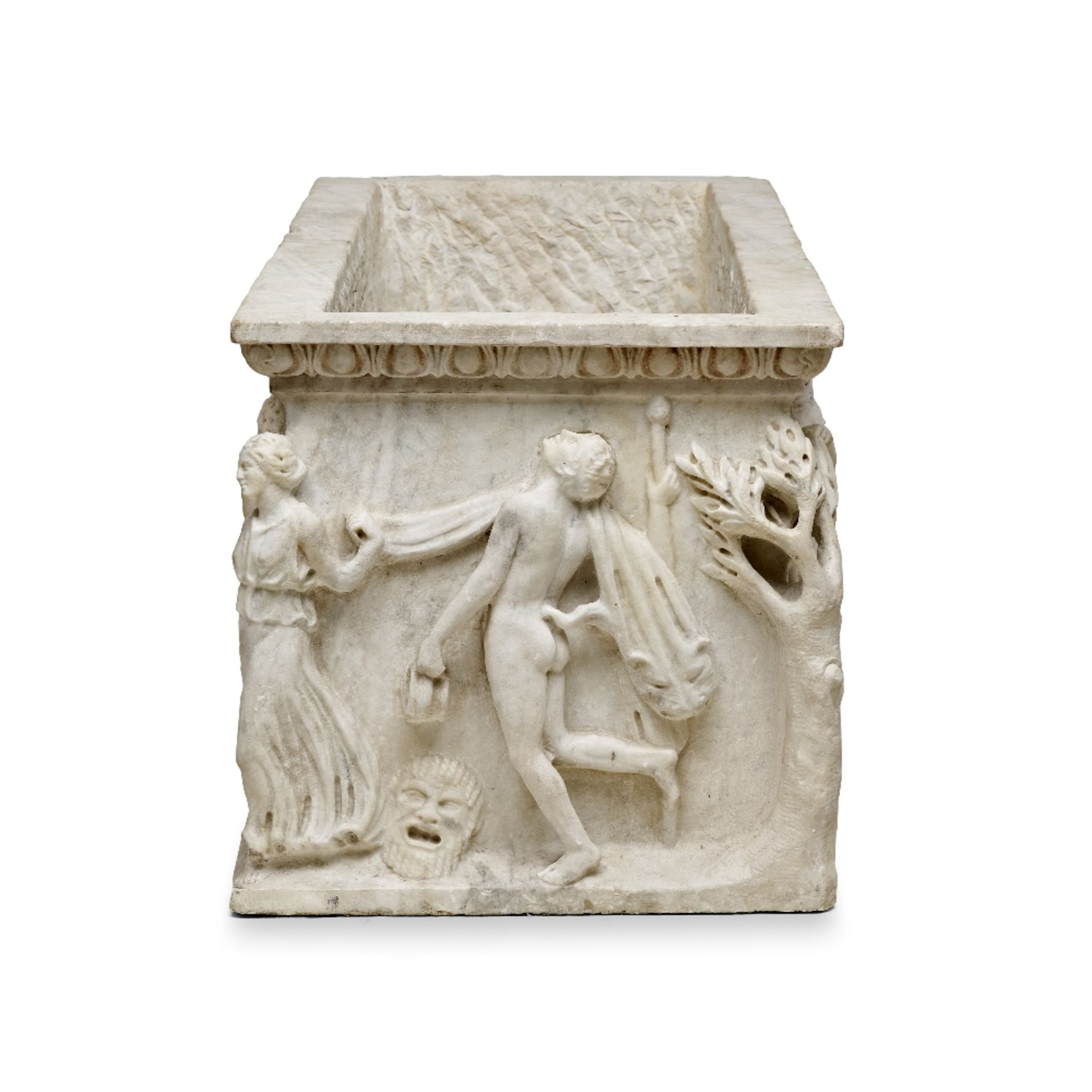An Italian carved white marble jardini&#232;re, in the antique taste Probably late 18th / early ... - Bild 3 aus 5