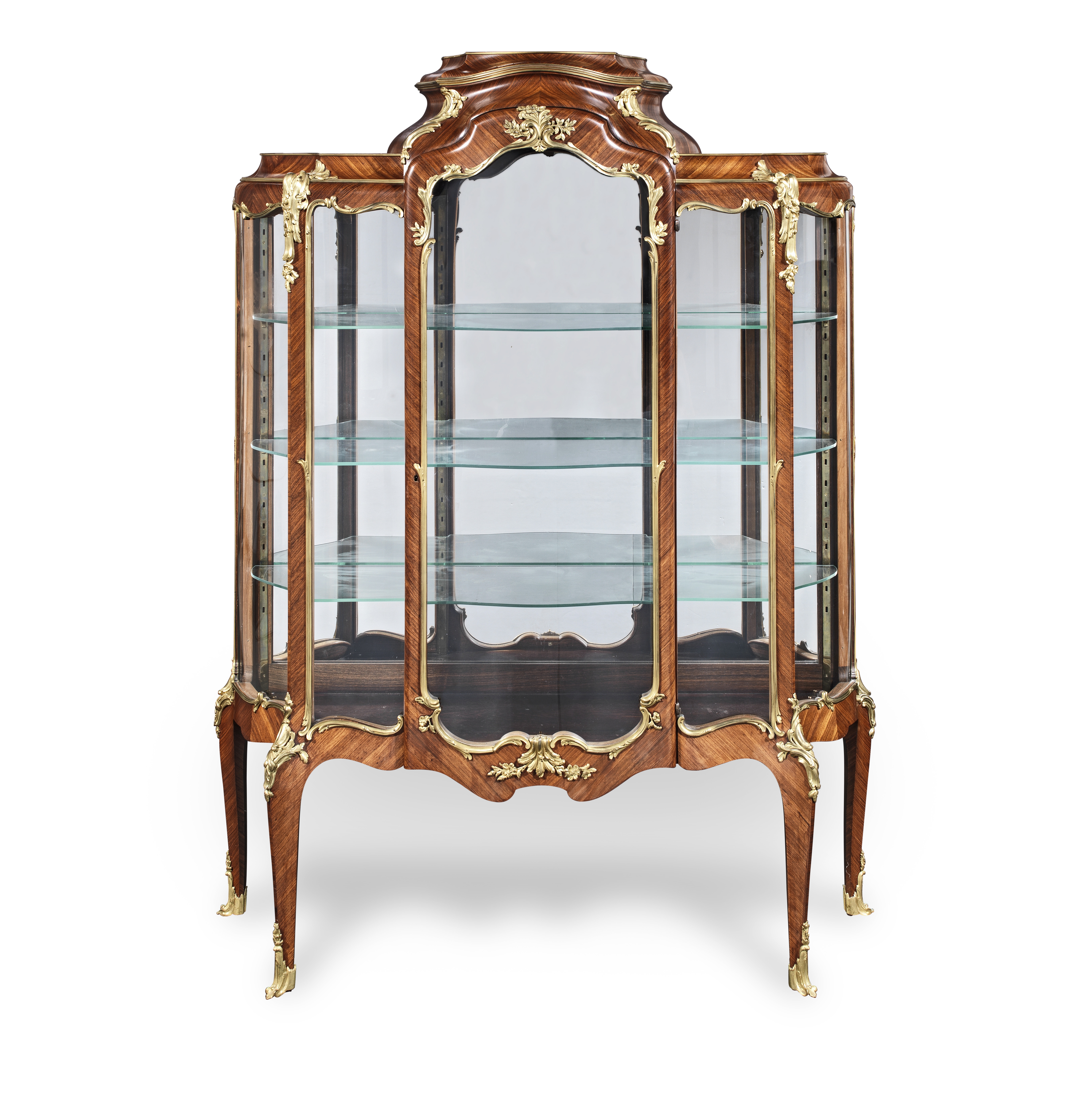 A French 19th century ormolu mounted kingwood vitrine attributed to Paul Sormani (1817-1877)