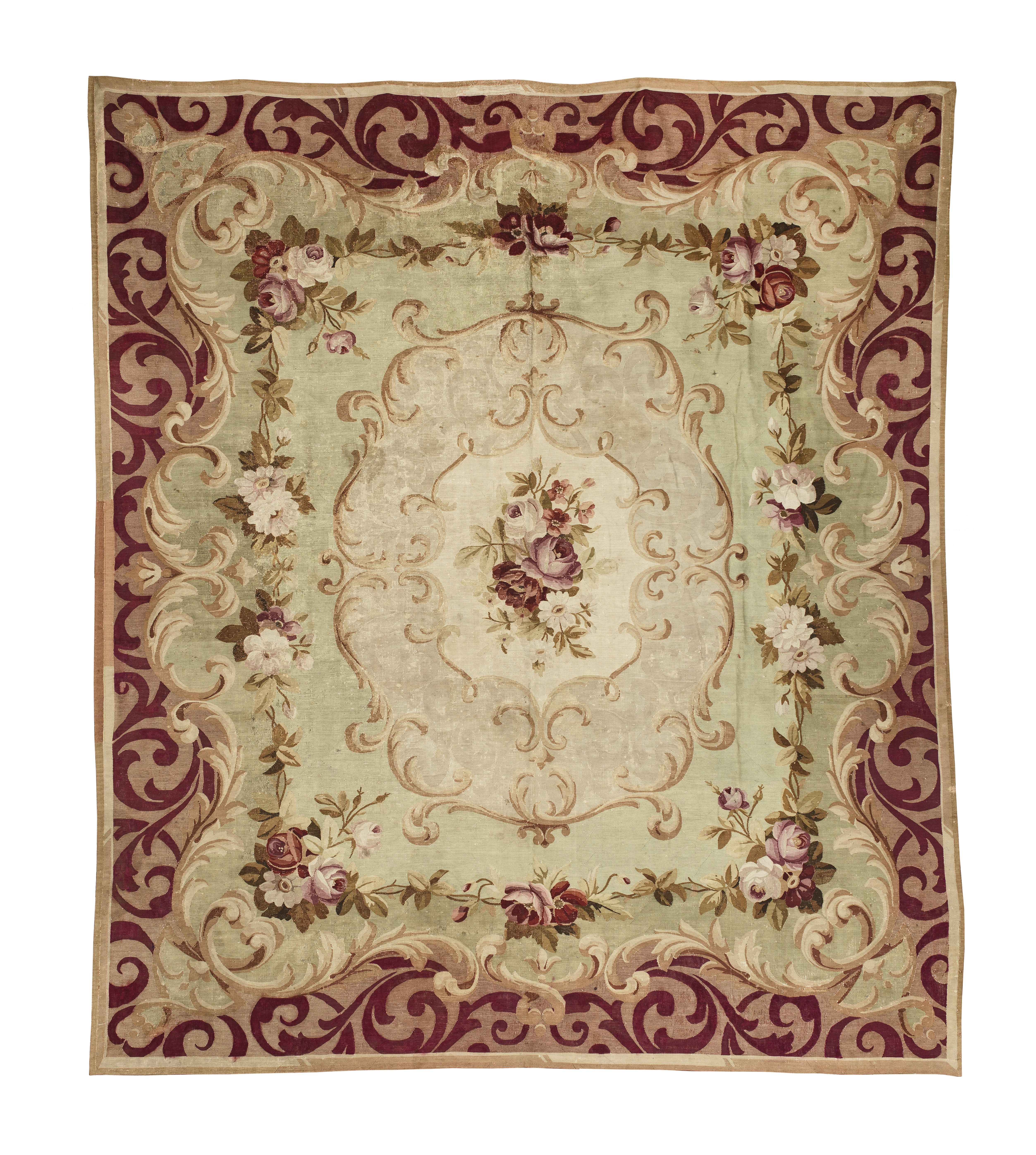 A charming Aubusson carpet French, 19th century 385cm x 382cm