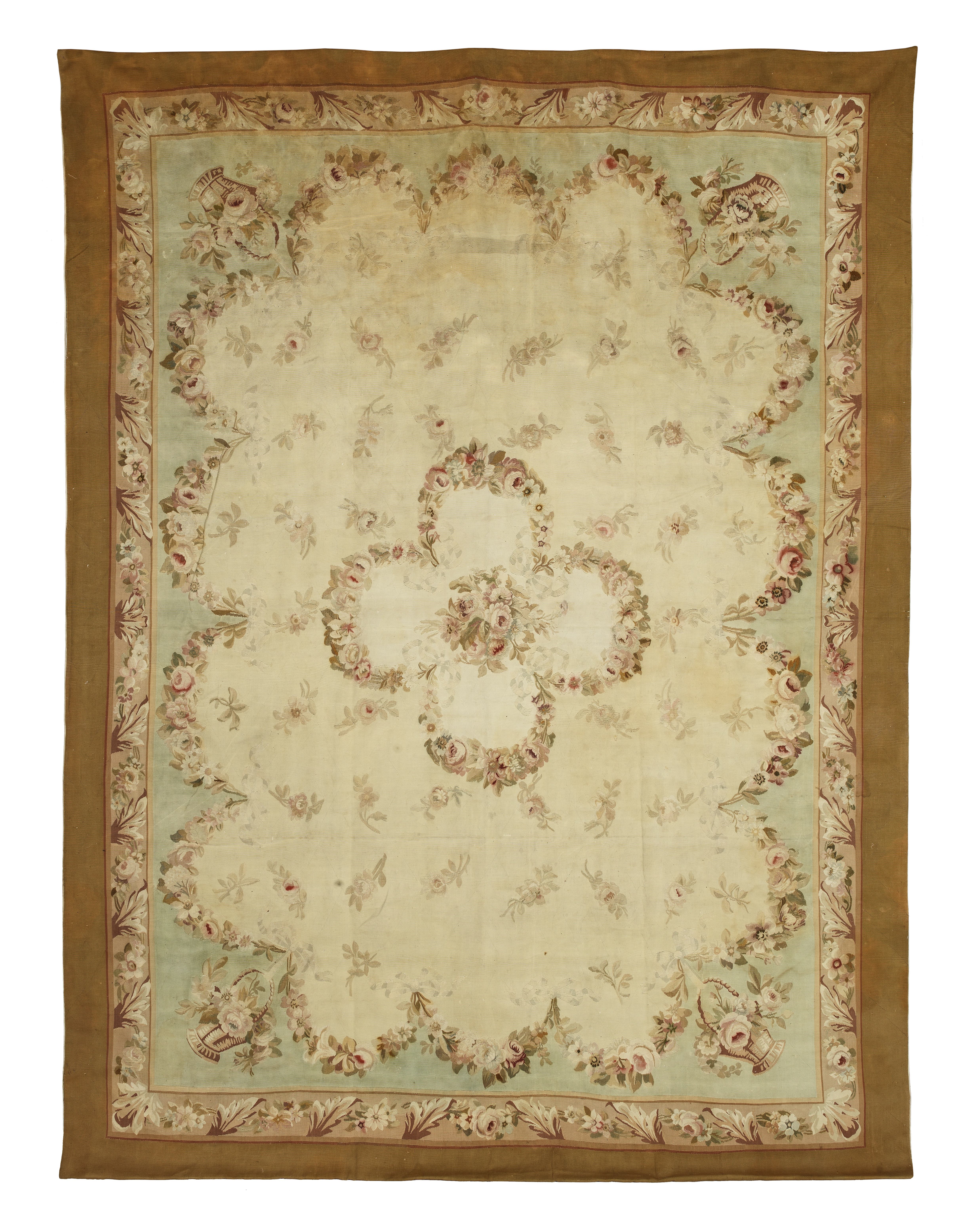 An Aubusson Carpet French, 19th century 394cm x 296cm