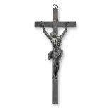A large patinated bronze Corpus Christi and cross In the manner of Alessandro Algardi (1595-1654...